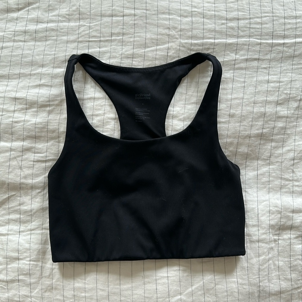 Girlfriend Collective Paloma Racerback sports bra, size small